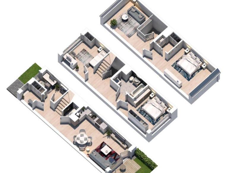 Etap 3 szereg przy ul. Czereśniowej w Rumi