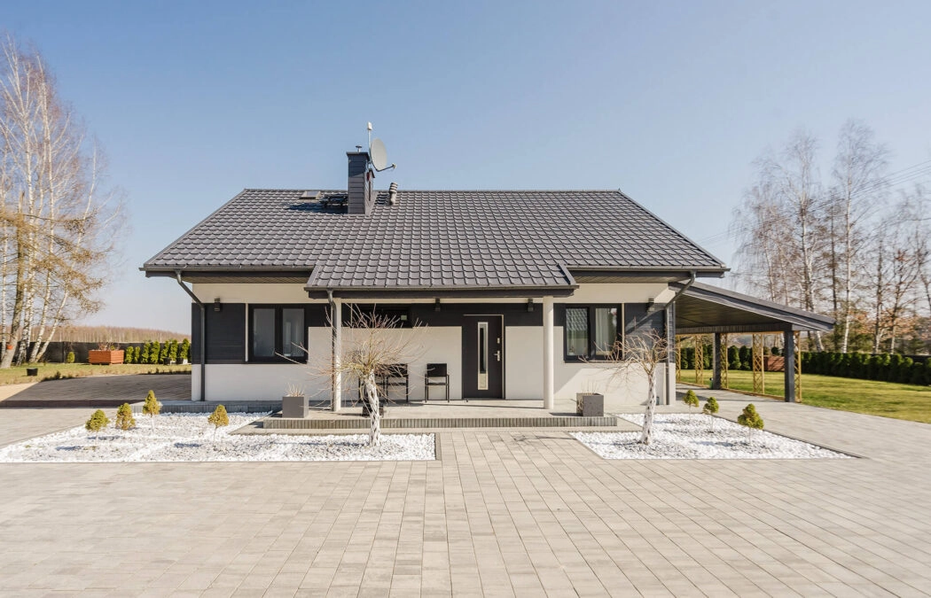 Potęgowo- dom plus hala usługowa