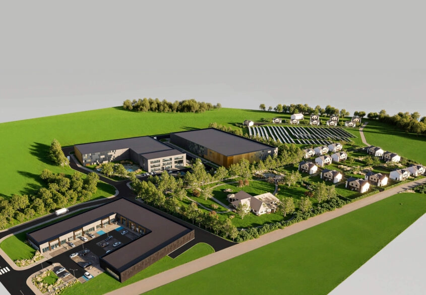 Działka pod małe centrum handlowe