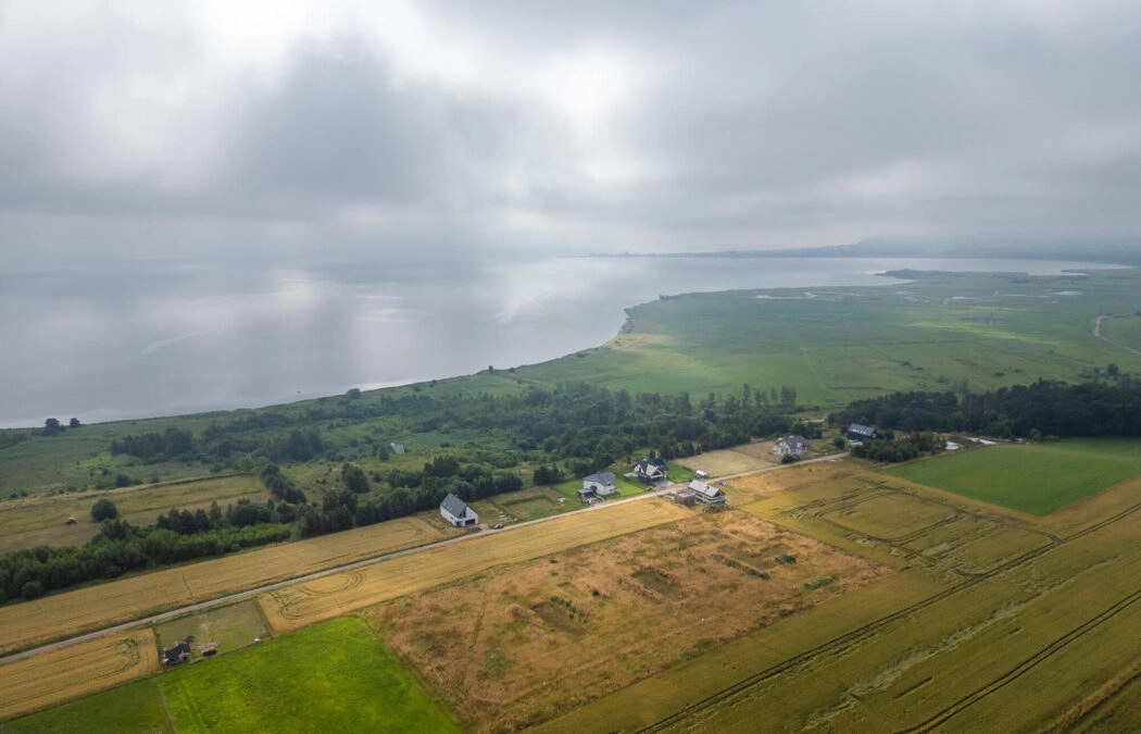 Działka w Osłoninie z projektem domu - nad Morzem!