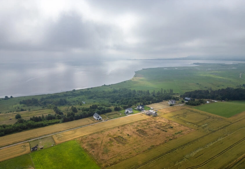 Działka w Osłoninie z projektem domu - nad Morzem!