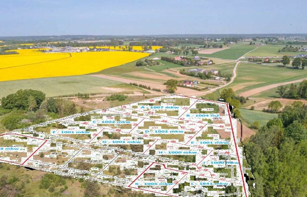 Działka budowlana z Mpzp, blisko jeziora i lasu!