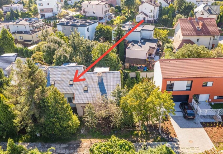 Działka z budynkiem szeregowy w Gdyni Radłowie !