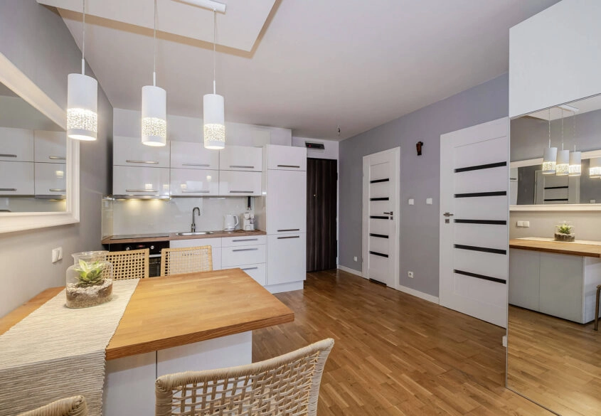 Apartament w otulinie zieleni.