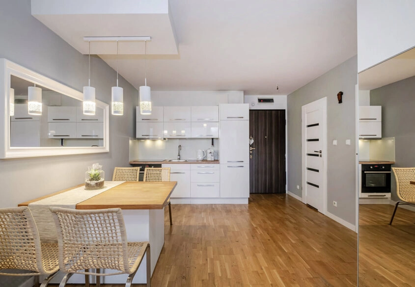 Apartament w otulinie zieleni.