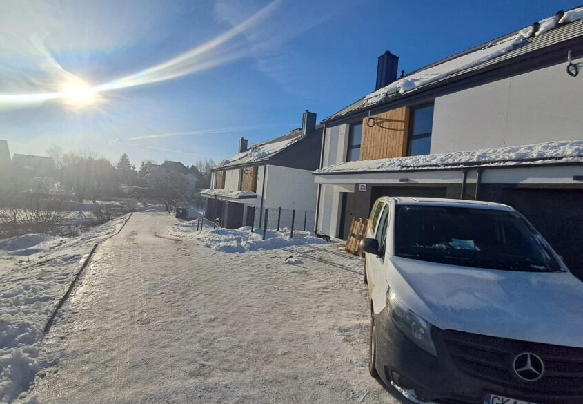 Dom 125m2 w zabudowie bliźniaczej z garażem A2