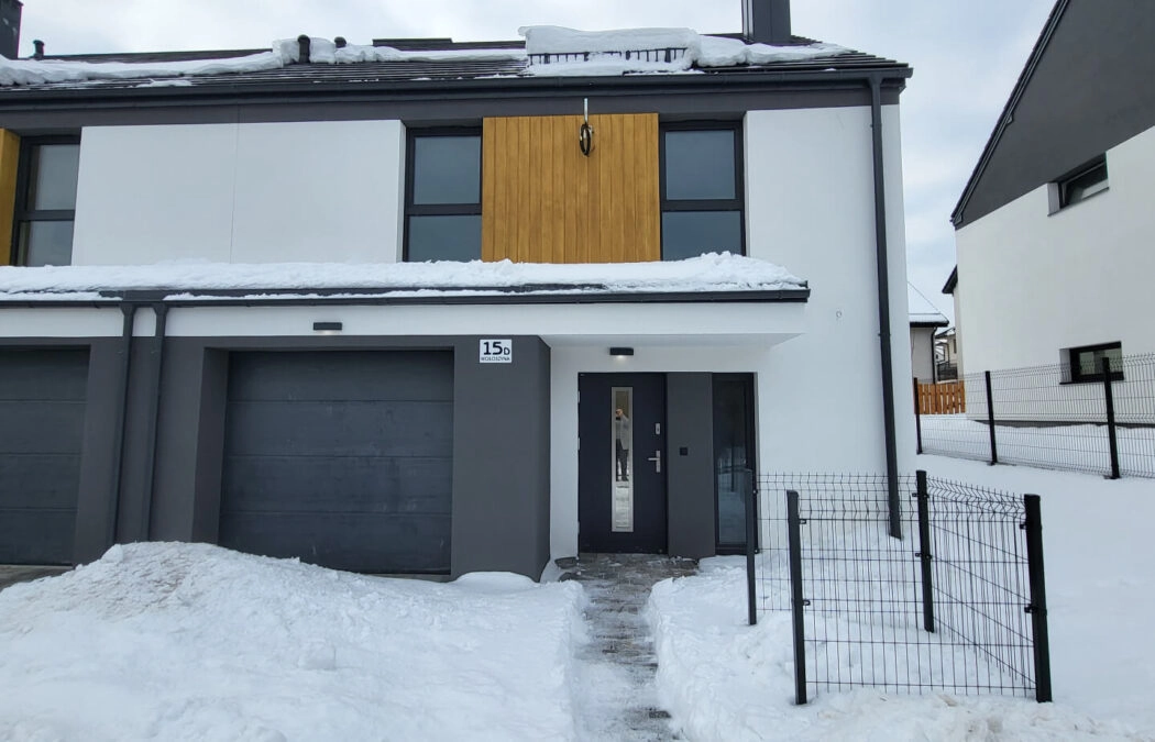 Dom 125m2 w zabudowie bliźniaczej z garażem A2