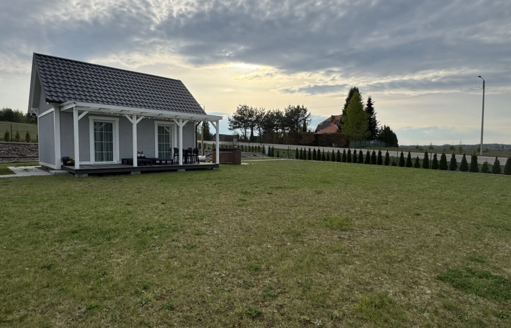 Piękny domek na Kaszubach 1399 m2 działka