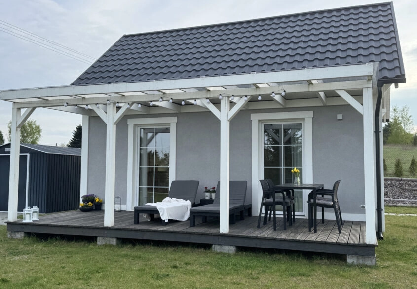 Piękny domek na Kaszubach 1399 m2 działka