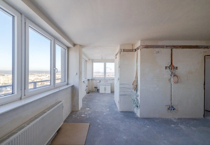 3 pokoje w Aqua Tower na 13 piętrze Reda