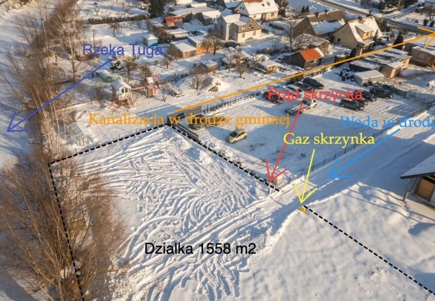 Działka nad Rzeką i z Pozwoleniem na Budowę!