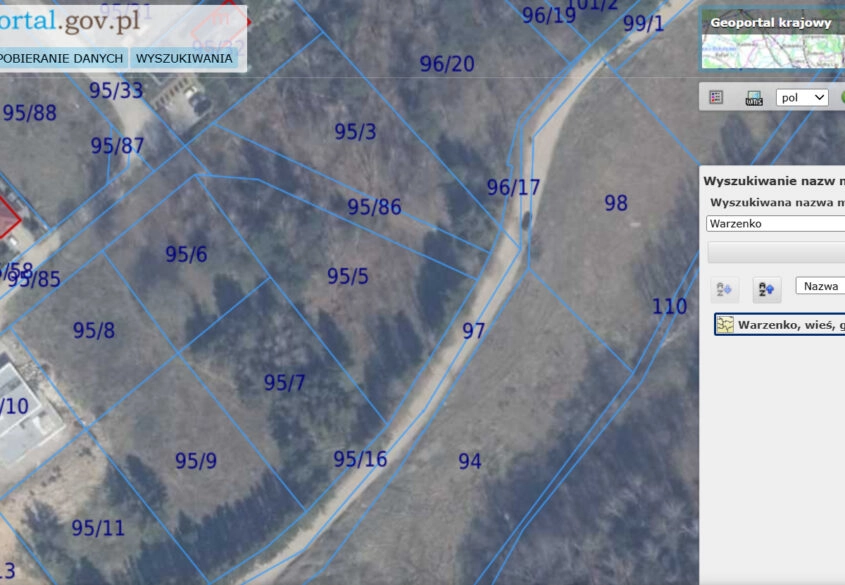 Działka z wydanymi warunkami zabudowy