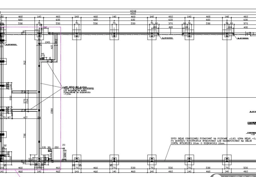 Hala 959m2 na działce 1,7HA koło Elbląga