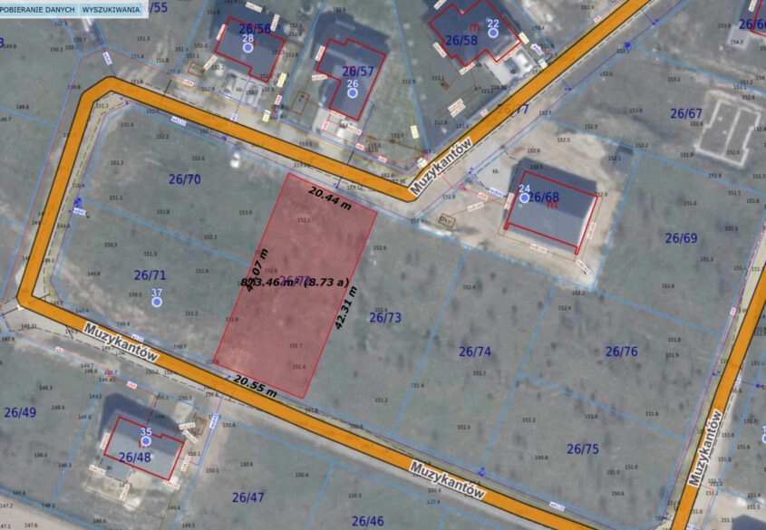 Atrakcyjna działka w Otominie