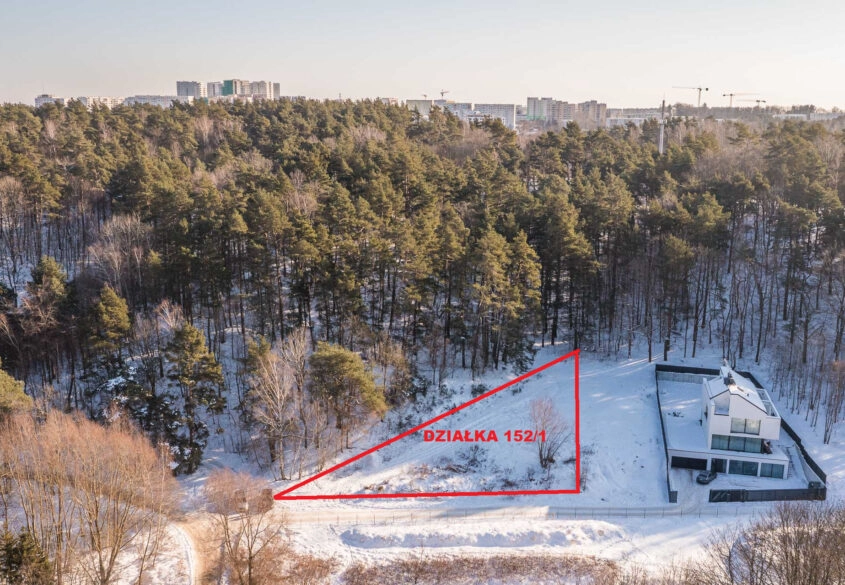 Atrakcyjna działka budowlana pod lasem w Gdańsku M