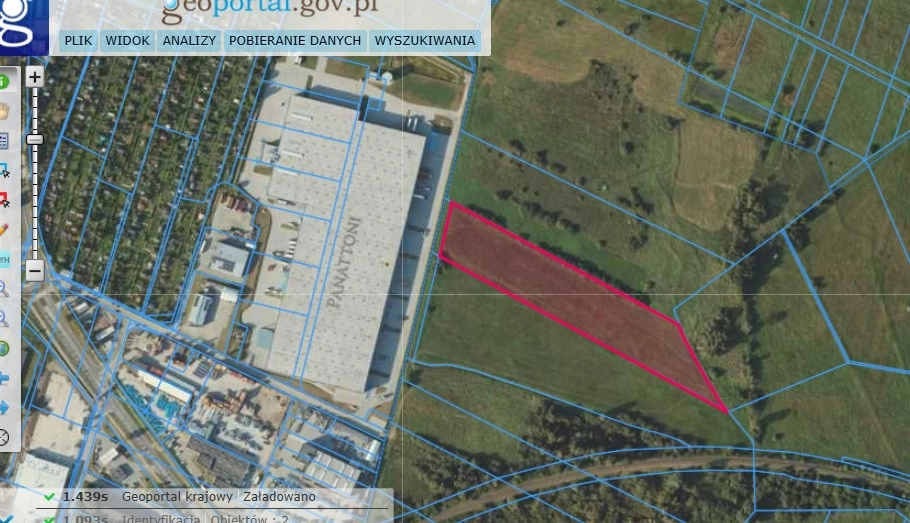 Działka 22HA w Gdyni koło hali PANATTONI