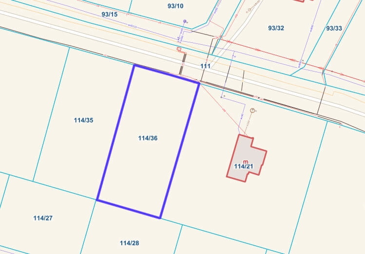 Działka z WZ k. Trąbek