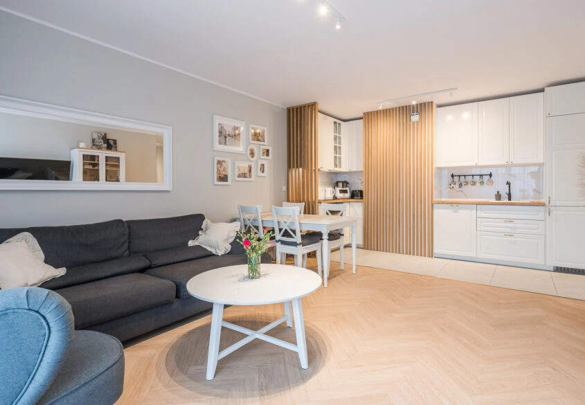 Mieszkanie w pasie nadmorskim z dużym ogrodem