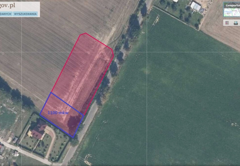 Działka inwestycyjna kilka kilometrów od Gdańska!