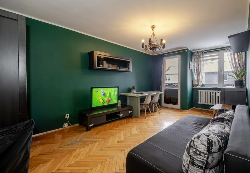 2 pokoje na parterze | 42,5 m² | centrum