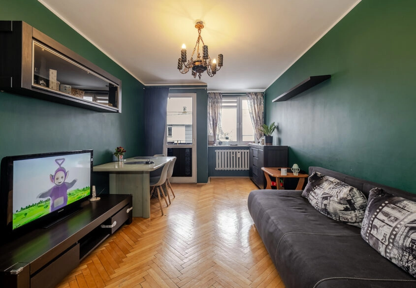2 pokoje na parterze | 42,5 m² | centrum