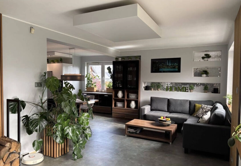 Nowoczesny dom z garażem w spokojnej okolicy