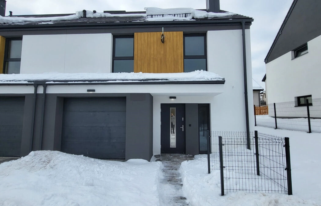 Dom 125m2 w zabudowie bliźniaczej z garażem A1