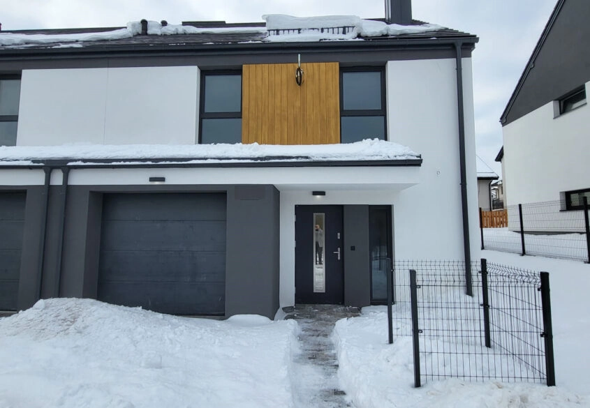 Dom 125m2 w zabudowie bliźniaczej z garażem A1