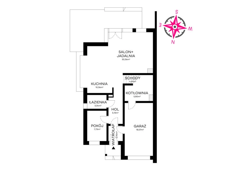 Dom w zabudowie bliźniaczej - rekuperacja