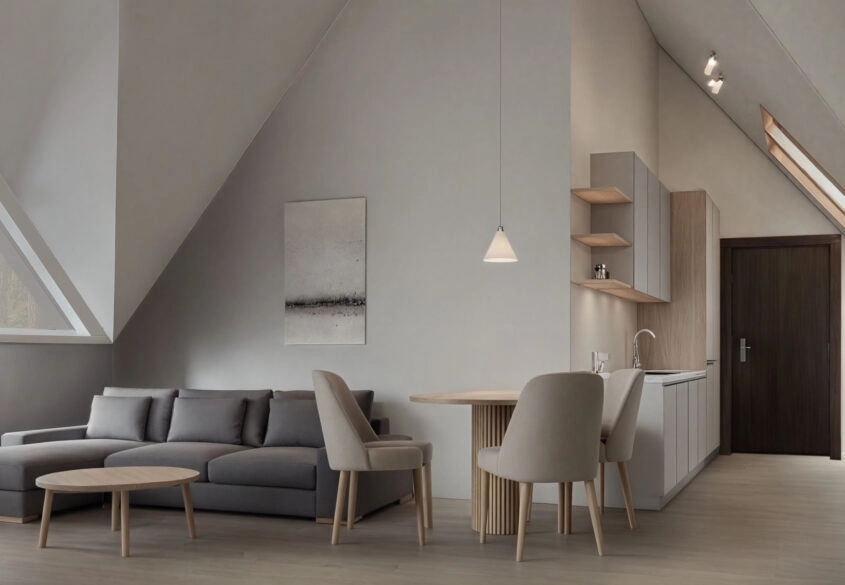 Apartament w części historycznej inwestycji, HELSK