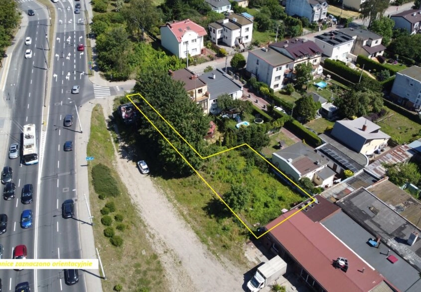 Działka ze świetną ekspozycją Gdynia Orłowo