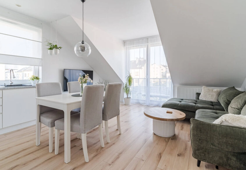 Przestronne mieszkanie Nowe Rokitki, Klimatyzacja