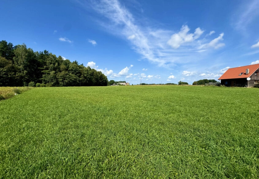 Pięknie położona działka pod lasem 30m od Gdańska!