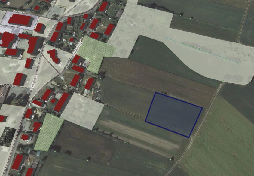 Świetna działka na budowę domu 4 300 m2 Gniewino!!