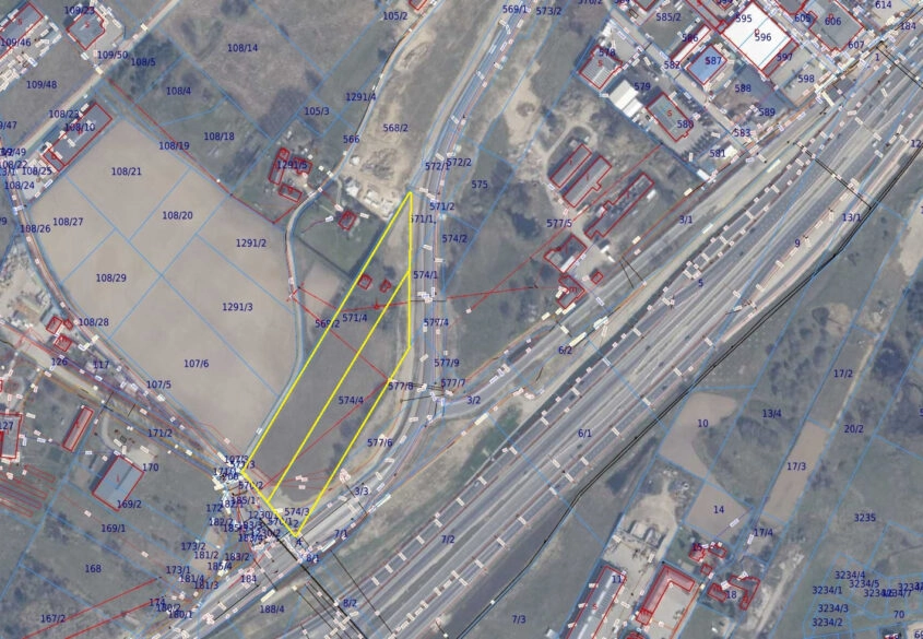 Działka usługowo-produkcyjna tuż przy trasie S6.