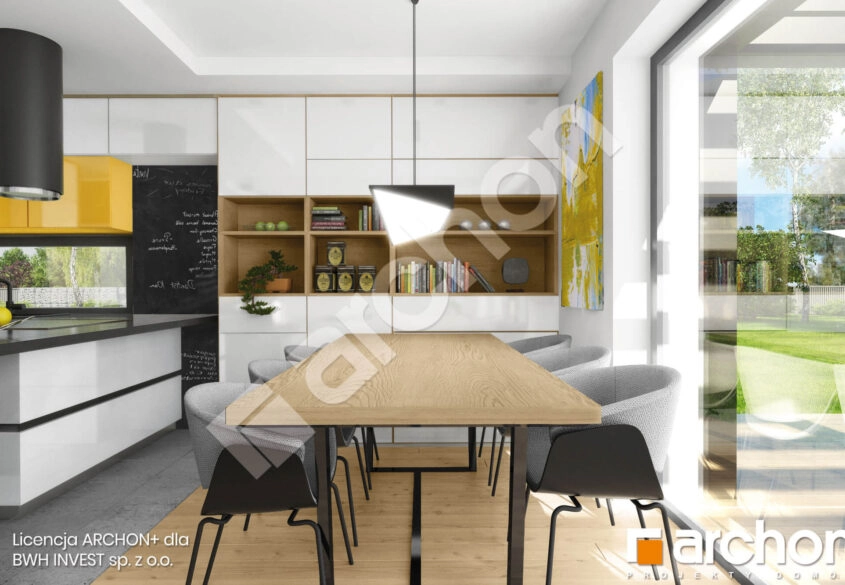 Dom 125m2 w zabudowie bliźniaczej z garażem A1