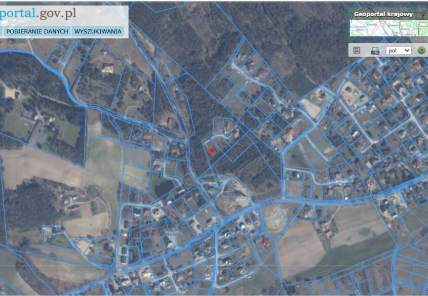 Działka na wzgórzu