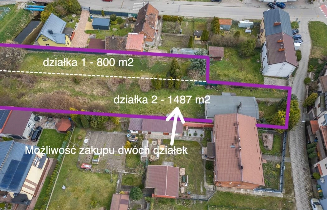 Działka pod inwestycję 2287 m2 Suchostrzygi