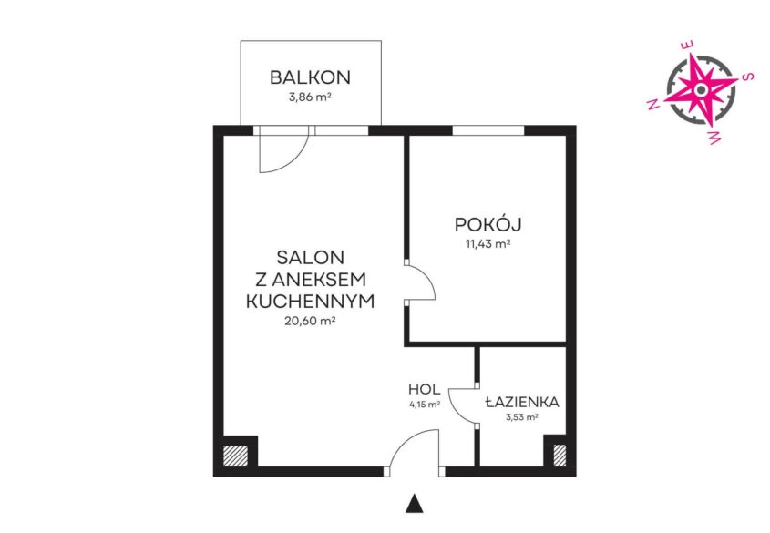 Przestronne mieszkanie w nowej inwestycji