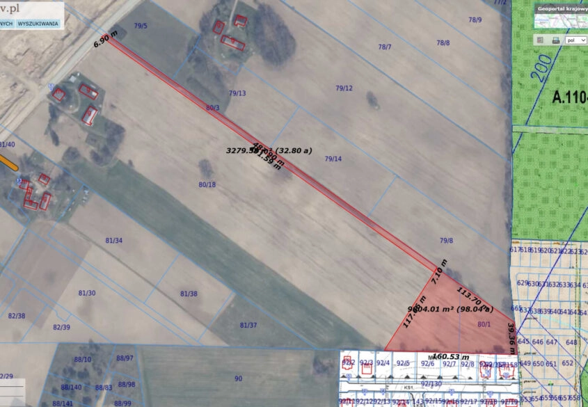 Działka pod WZ Produkcyjne