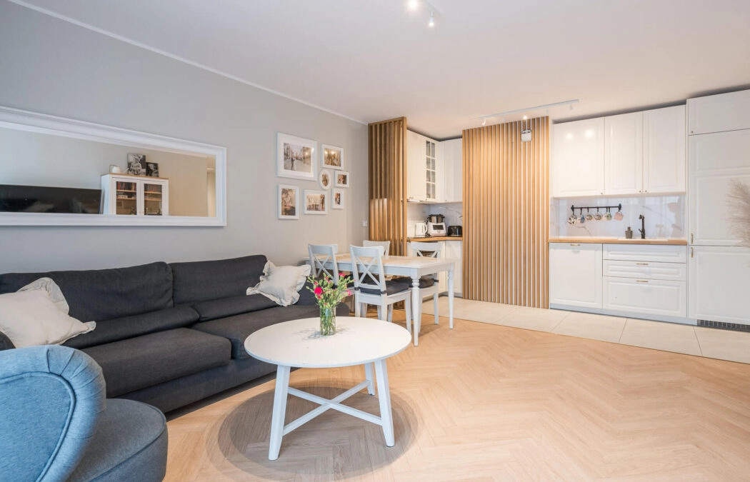 Mieszkanie w pasie nadmorskim z dużym ogrodem