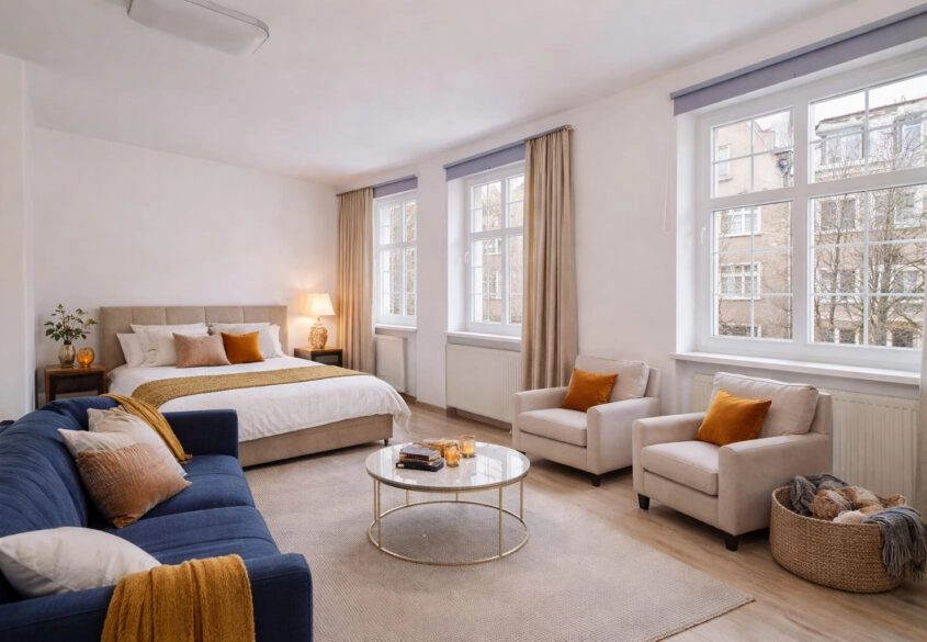 Klimatyczne 2-pokoje, Starówka, m. parkingowe