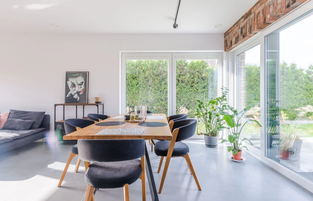 Przytulny dom, w stylu domów pasywnych