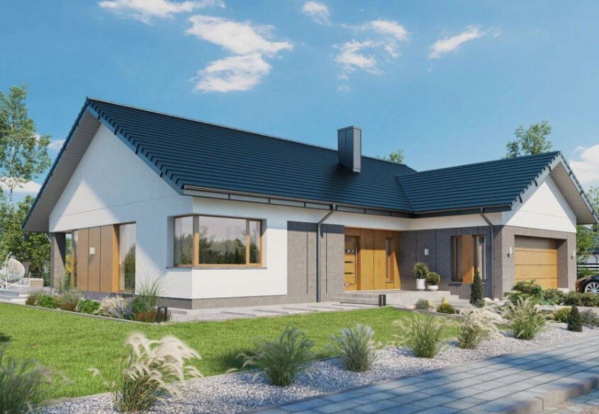 Działka budowlana (prąd, woda+PROJEKT DOMU)