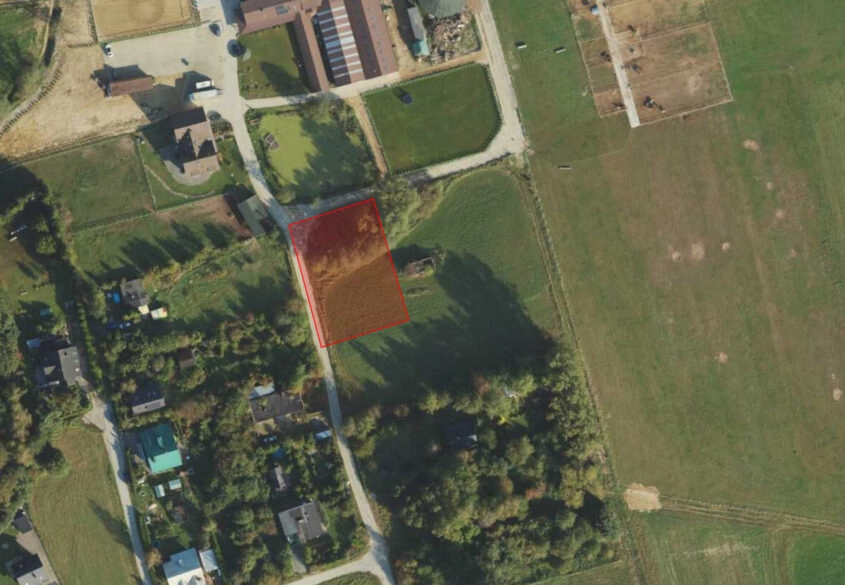 Grunt pod zabudowę jednorodzinną w Niestępowie