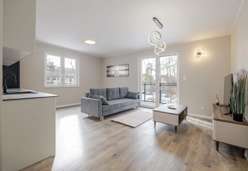 Świeżo wykończone mieszkanie