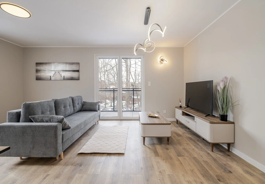 Świeżo wykończone mieszkanie