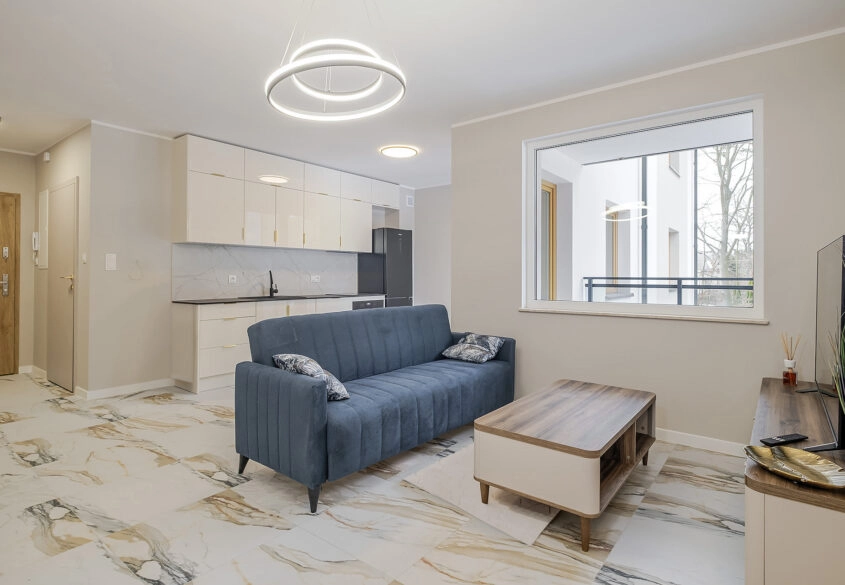 Świeżo wykończona kawalerka