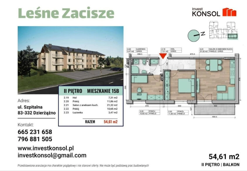 3-pokojowe mieszkanie do własnej aranżacji