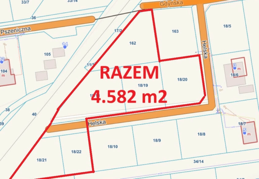 Kompleks 7 działek we Władysławowie
